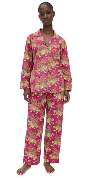 Printfresh Long Pajama Set Bagheera/Hot Pink L