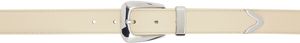 KHAITE Off-White Benny Belt