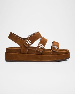 Kira Suede Sport Triple-Strap Sandals