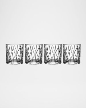 City Double Old-Fashioneds, Set of 4