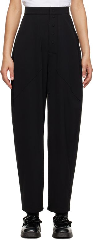 Stella McCartney Pantalon ajusté noir