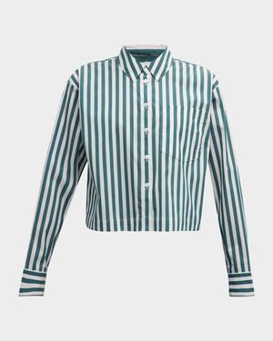 Maia Stripe Long-Sleeve Shirt
