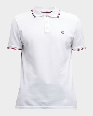 Men's Pique Tipped Polo Shirt