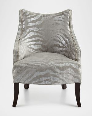 Lilia Animal-Print Chair