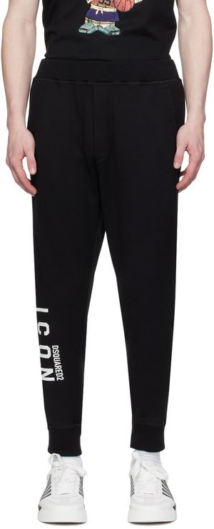 Dsquared2 Pantalon de survêtement noir à logo Icon