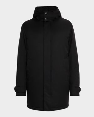 Men's Padded Technical Parka Jacket
