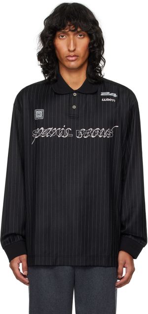 WOOYOUNGMI Polo 'Paris Seoul' noir