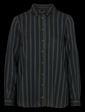 Maison 123 - Chemise droite rayée - Taille XL - Kaki