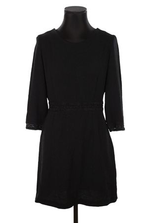 Sezane - Seconde Main - Robe noir - Taille M - Noir