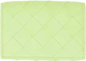 Bottega Veneta Green Intrecciato Wallet