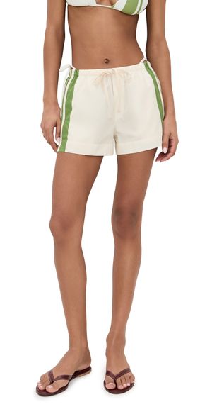 SIR. Carlo Drawstring Shorts Milano Verde 1