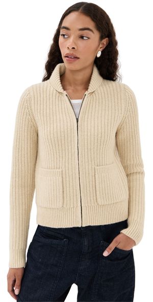 Nili Lotan Tessen Cardigan Wheat S