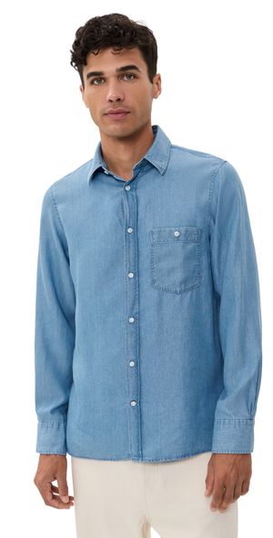 Officine Generale Alex Shirt Mid Indigo S