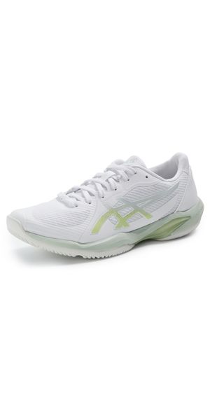 ASICS Solution Swift FF 2 Tennis Sneakers White/Lichen Rock 8.5