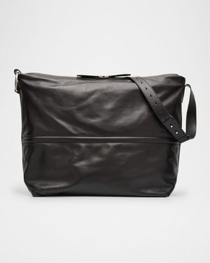 Men's Calf Leather Shoulder Bag