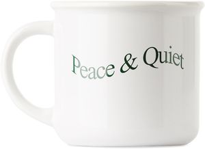 Museum of Peace & Quiet Tasse blanche Kindle Wordmark exclusive à SSENSE