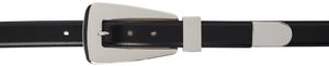 KHAITE Ceinture Lucca noire