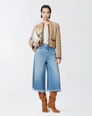 Pinko - Bermuda ample doux - Taille 25-taille-us-23-50 - Bleu