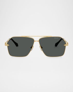 Men's VE2284 Aviator Sunglasses