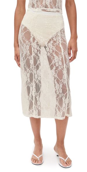 LE BOP Lace Skirt Black XXL