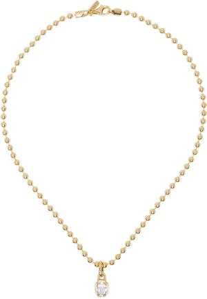 Hatton Labs Collier doré à pendentif graphique