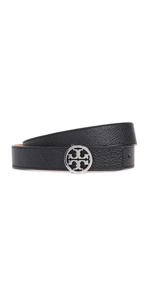 Tory Burch 1 Miller Reversible Belt Black/Gold L