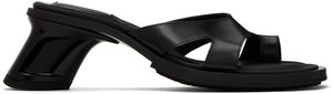 EYTYS Black Ava Heeled Sandals