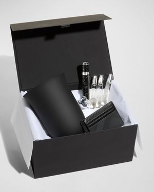 Creed Aventus En Voyage Travel Set, Sanitizing Charger, and Burberry Card Case Gift Box Set