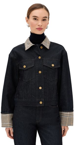 rag & bone Harriet Denim Trucker Jacket Twrco L