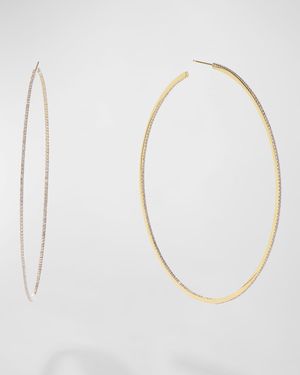 Flawless Thin Hoop Earrings, 40mm