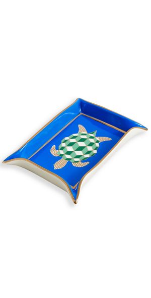 Jonathan Adler Turtle Valet Tray Blue One Size