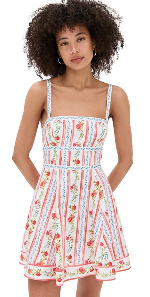 Hill House Home The Margot Mini Dress Pomegranate Stripe XXL