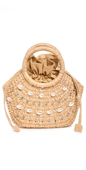 Hat Attack Janie Shell Bag Natural One Size