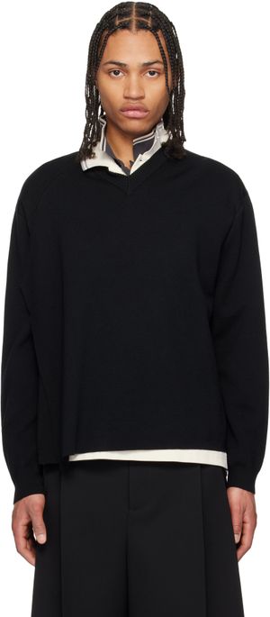 Craig Green Black Flag Knit Sweater