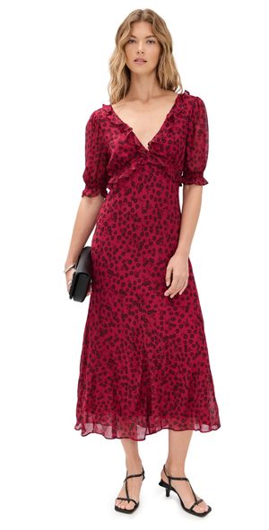 RAILS Annmarie Dress Carmine Daisies S