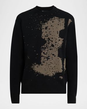 Men's Sprayed 89 Organic Cotton Crewneck Sweater