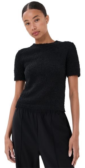 Tibi Serviette Baby Tee Black S