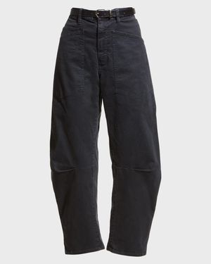 Shon Mid-Rise Cropped Pants