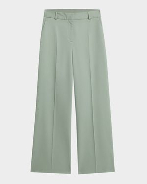 Soho Wide-Leg Seasonless Wool Trousers