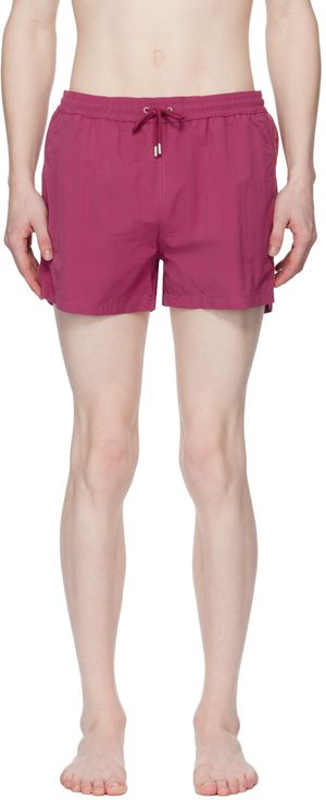 Paul Smith Maillot de bain mauve à rayures Artist