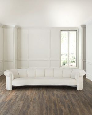 Colette Chenille Sofa, 125"
