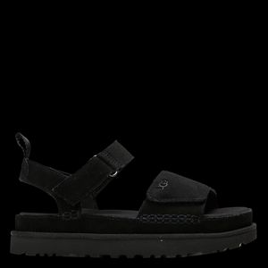 Ugg - Sandales compensées en cuir - Taille 42 - Noir