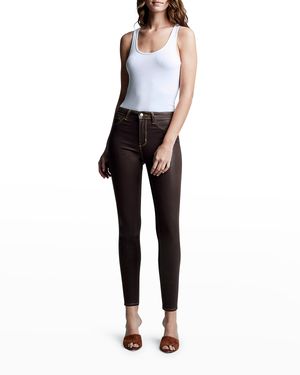 Marguerite Skinny Coated Jeans