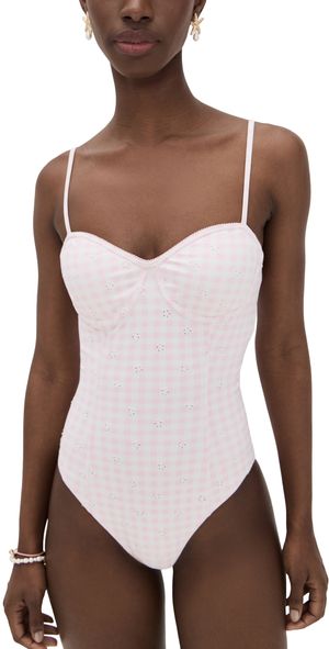 LoveShackFancy Mina One Piece Angel Pink XXL