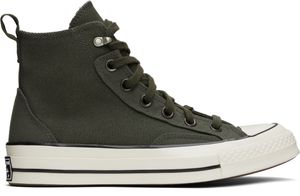Converse Baskets Chuck 70 kaki à empiècements en côte de cheval