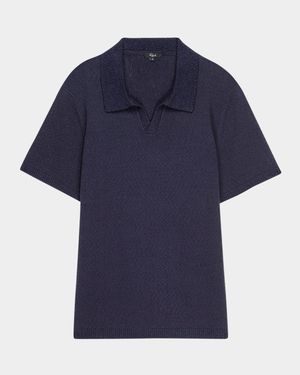 Men's Heath Textured Cotton Knit Short-Sleeve Shirt