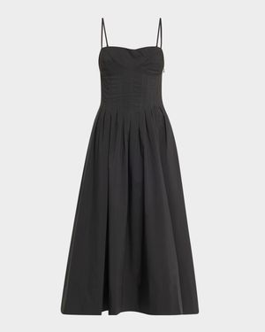 Kittiya Sleeveless A-Line Midi Dress