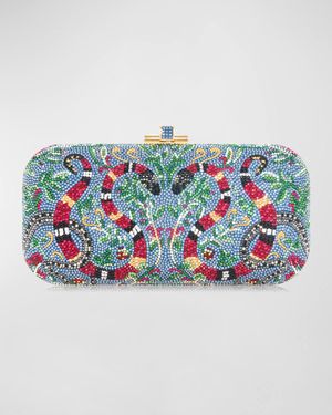 Transformation Snake Crystal Long Slide Minaudiere