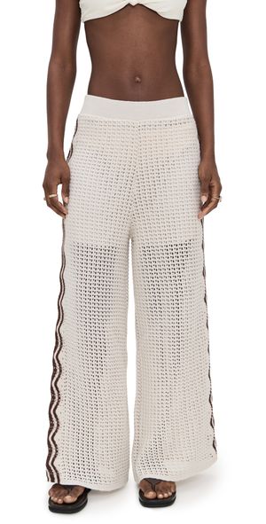 Dress To Orla Knit Pants Beige Grain S