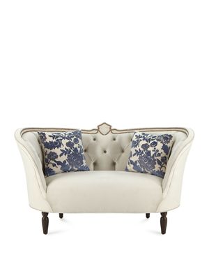 Erin Tufted-Back Settee